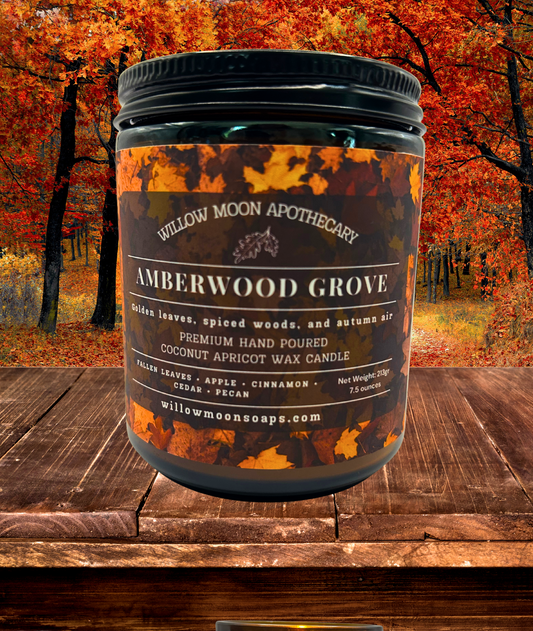 Amberwood Grove, Fallen Leaves & Spiced Woods Candle