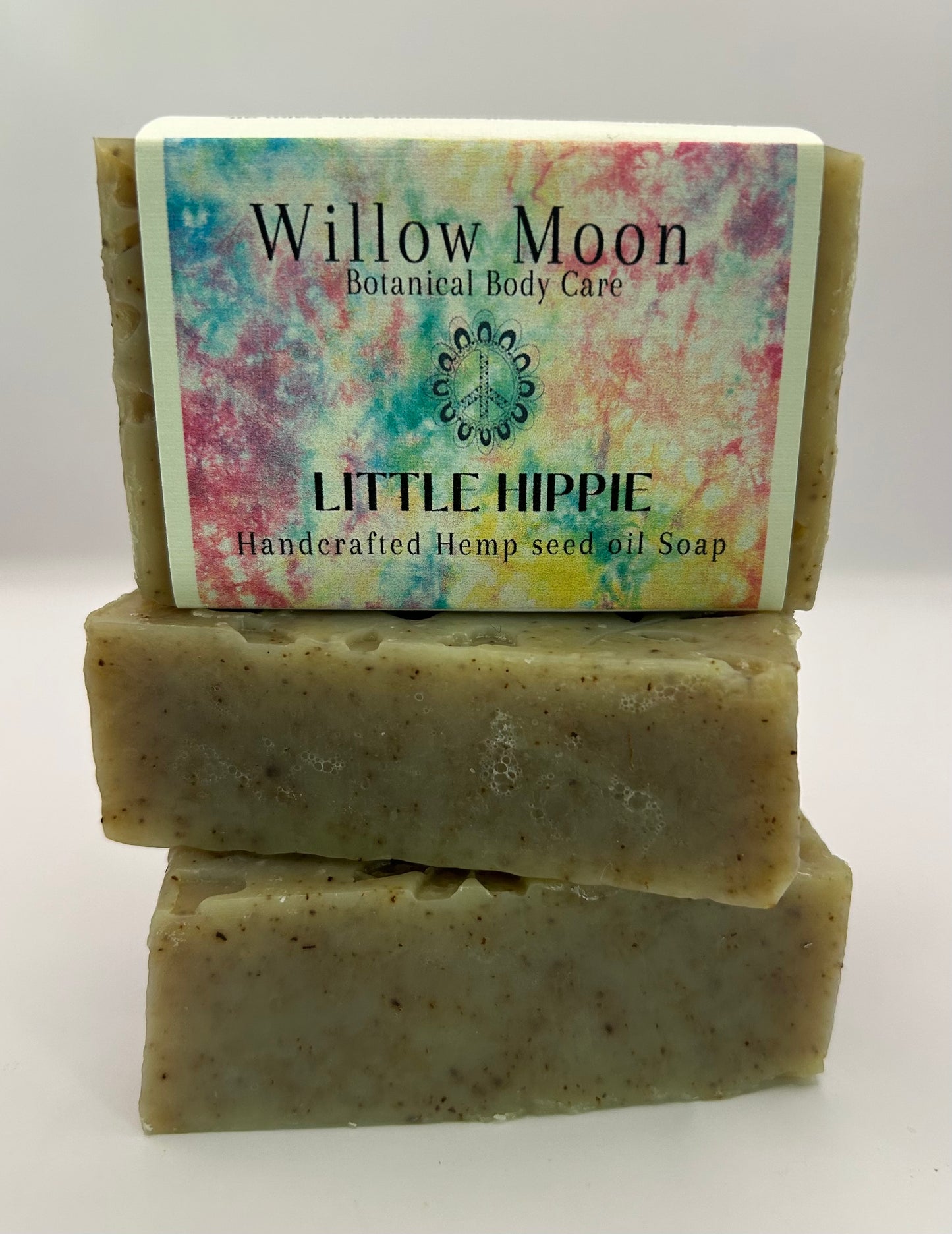 Little Hippie Handcrafted Soap – Patchouli Dreams & Peppermint Breezes – Natural, Essential Oil Scented, Skin-Loving Ba