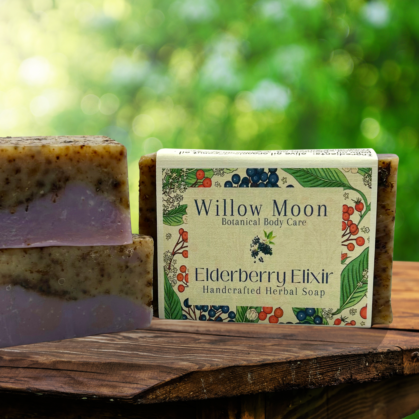 Elderberry Elixir | Exfoliating Elderberry & Honey Soap Bar