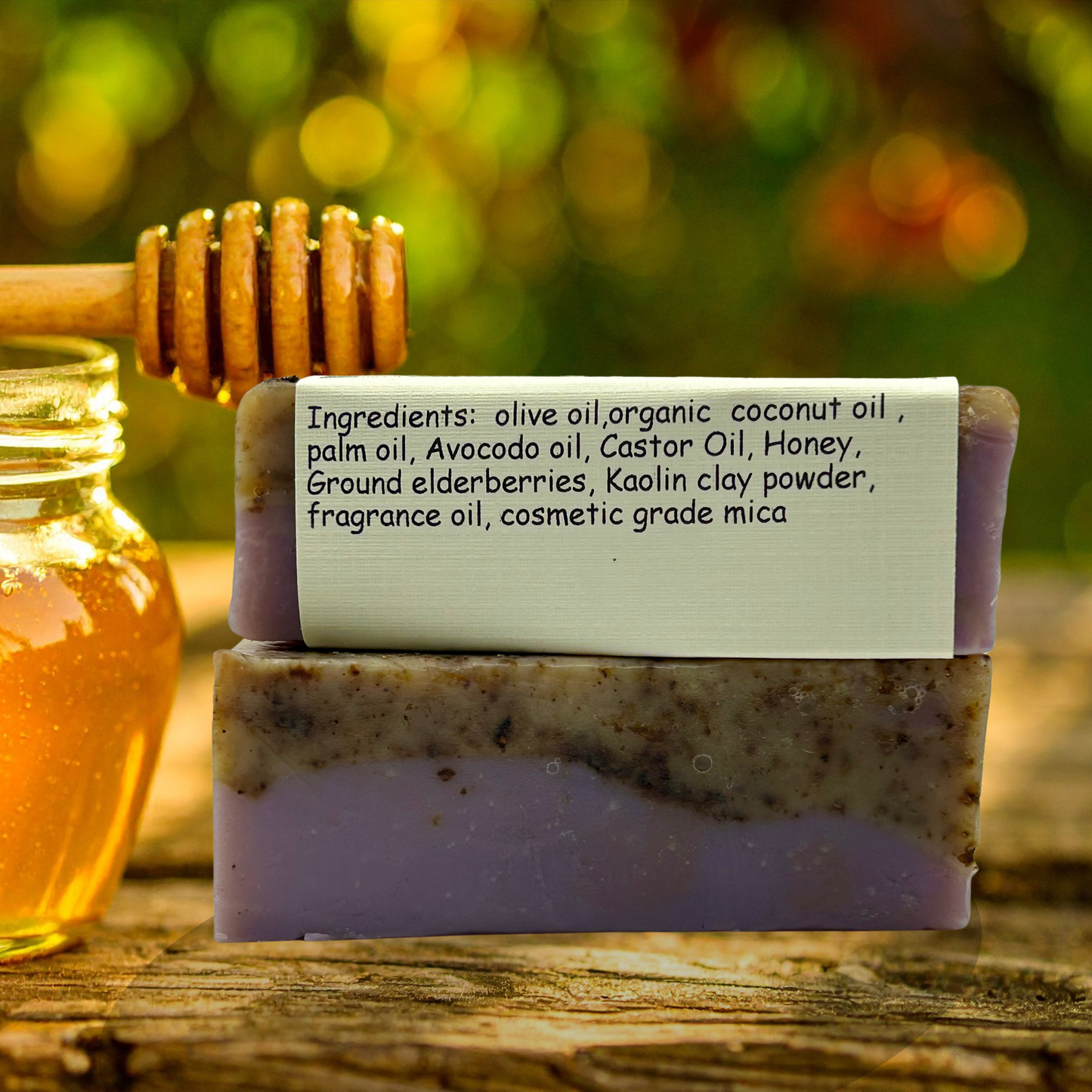 Elderberry Elixir | Exfoliating Elderberry & Honey Soap Bar