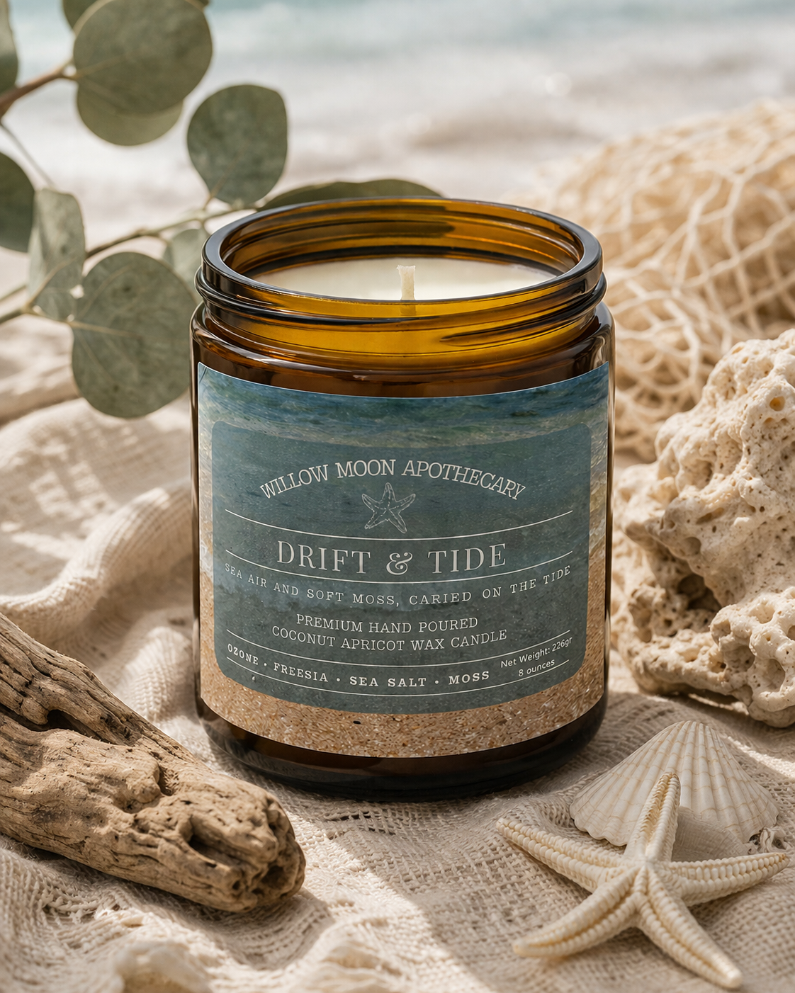 Drift & Tide Candle – Sea Salt & Coastal Air