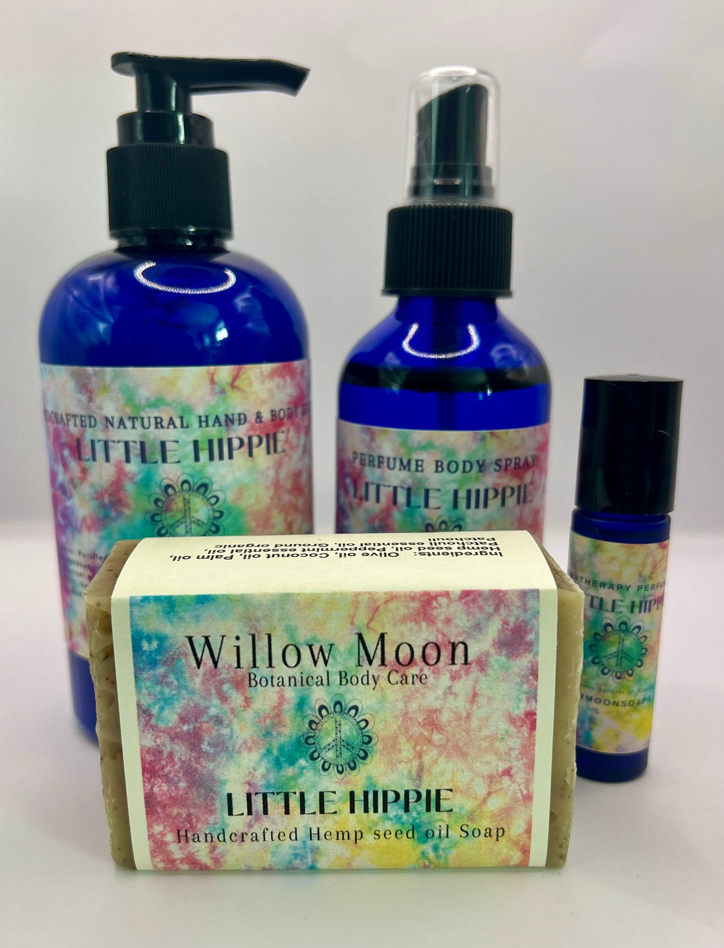 Little Hippie Handcrafted Soap – Patchouli Dreams & Peppermint Breezes – Natural, Essential Oil Scented, Skin-Loving Ba
