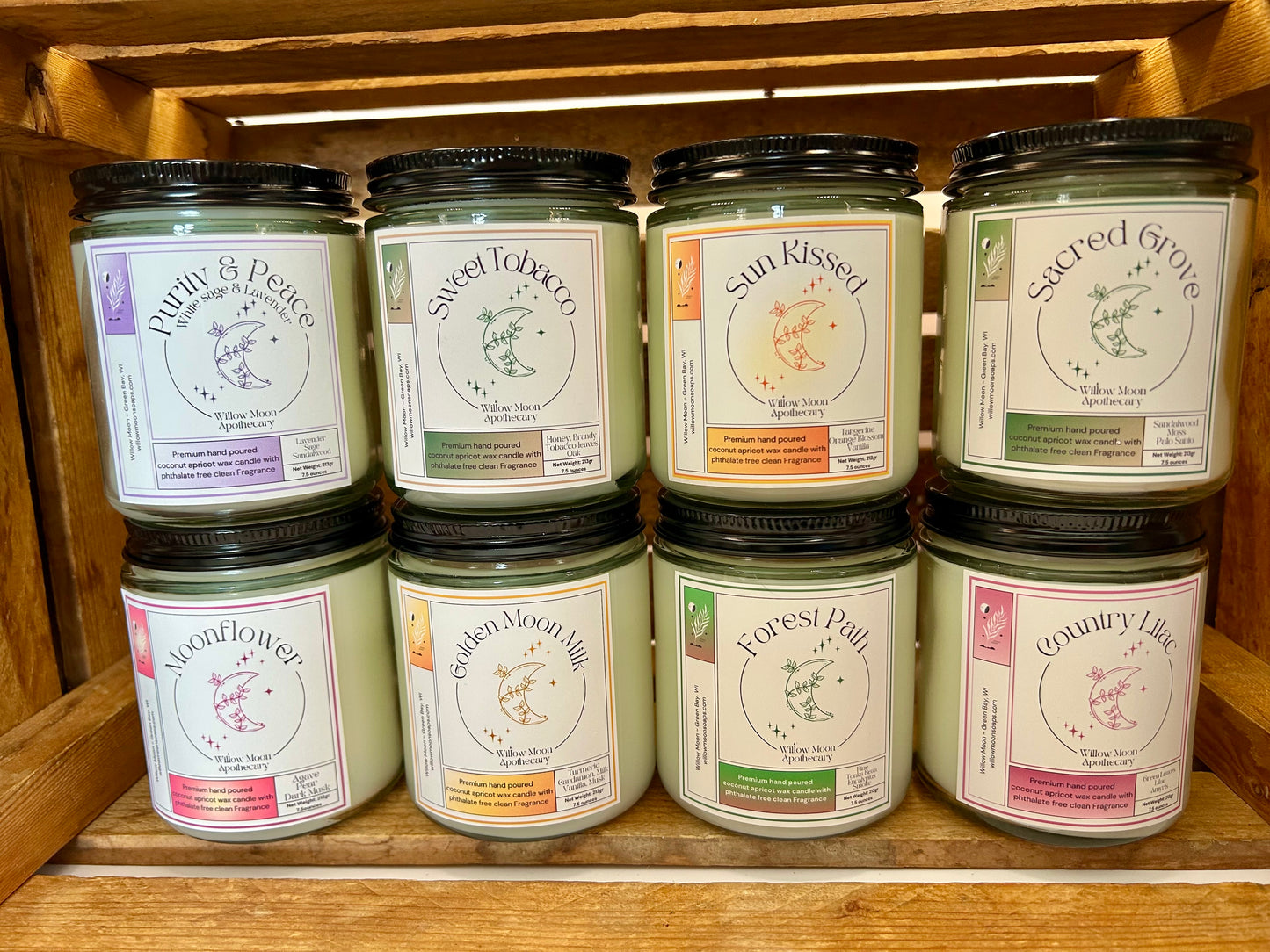 Mystic Apothecary Coconut and Apricot wax candle