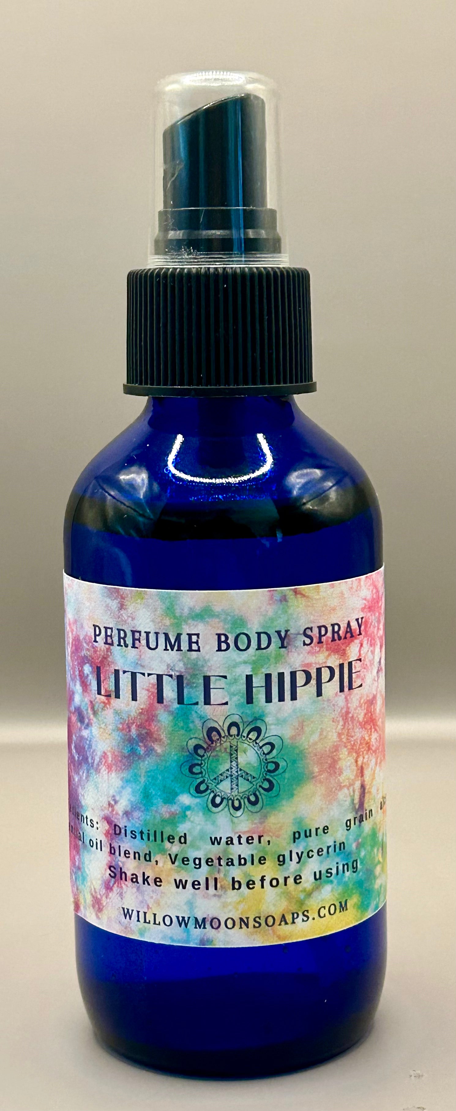 Little Hippie Perfume Body Spray, Patchouli, peppermint
