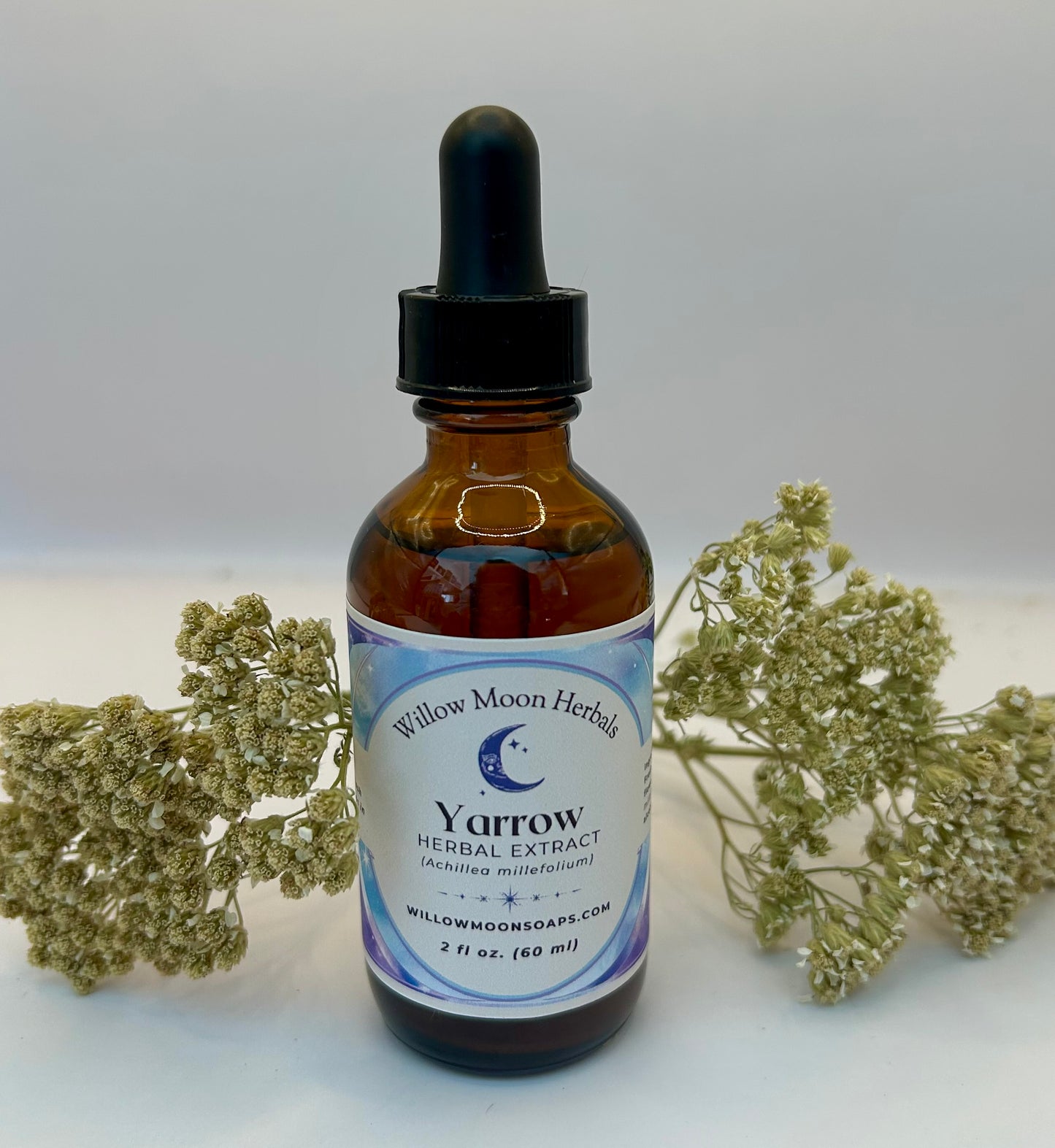Yarrow Tincture (Achillea millefolium) premium quality tincture, liquid herbal extract