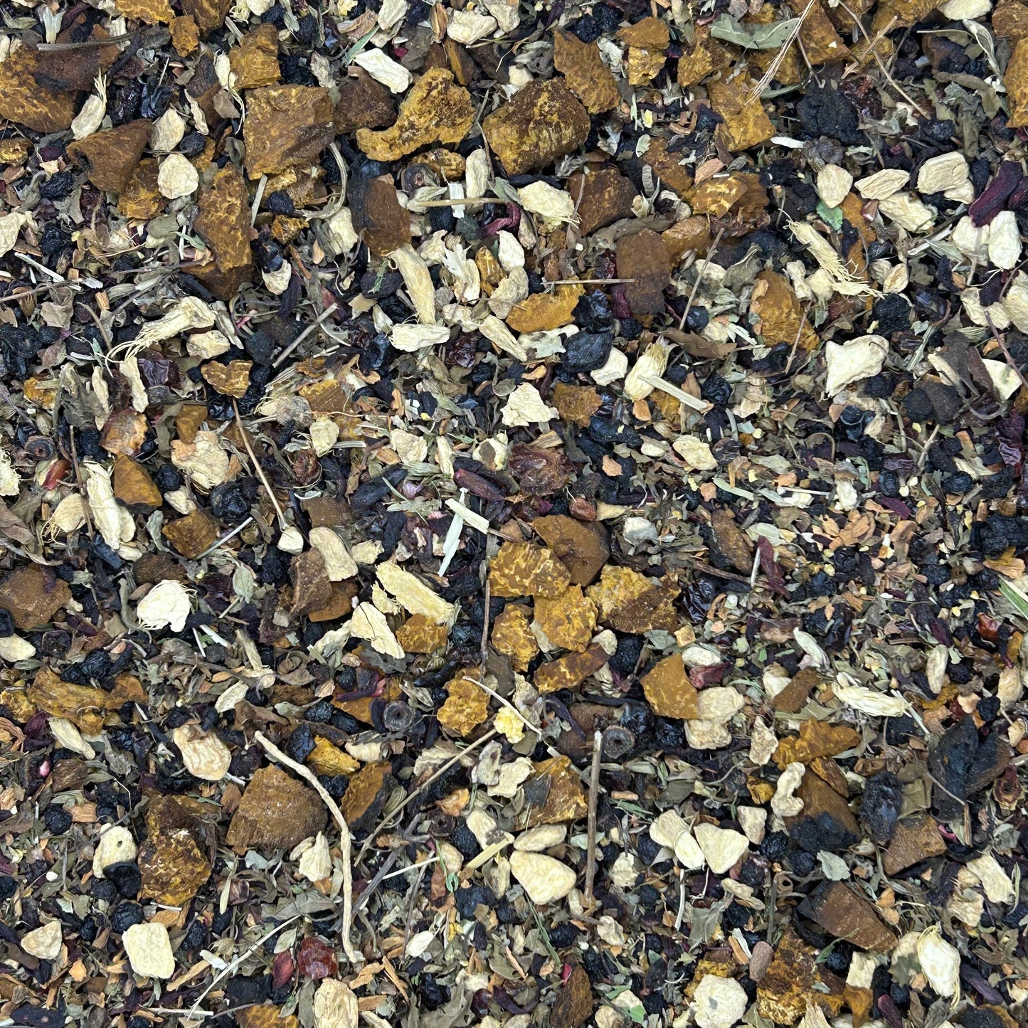 Elderfire Elixir Herbal Tea – Chaga, Elderberry, and Rosehip Seasonal Blend