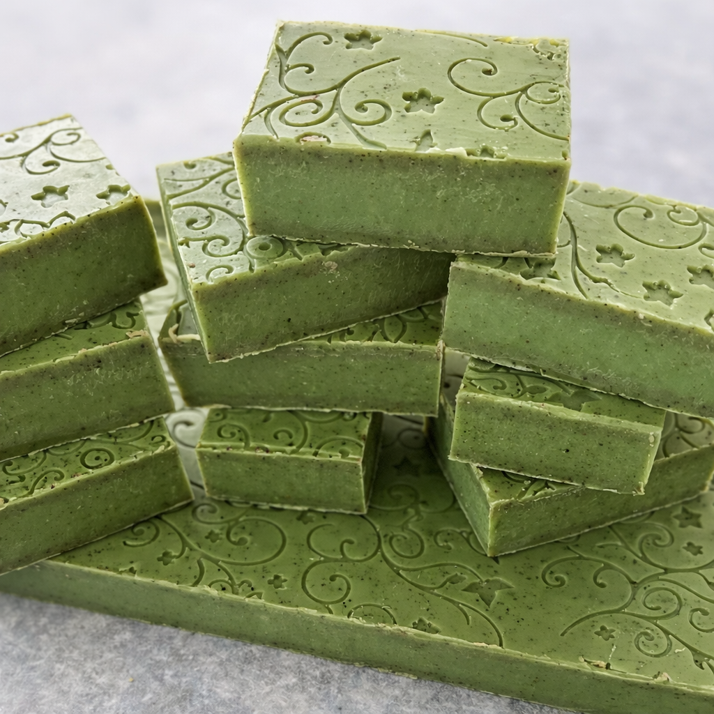 Handcrafted Olive oil soap Earth Dance (Sage and Sweetgrass)