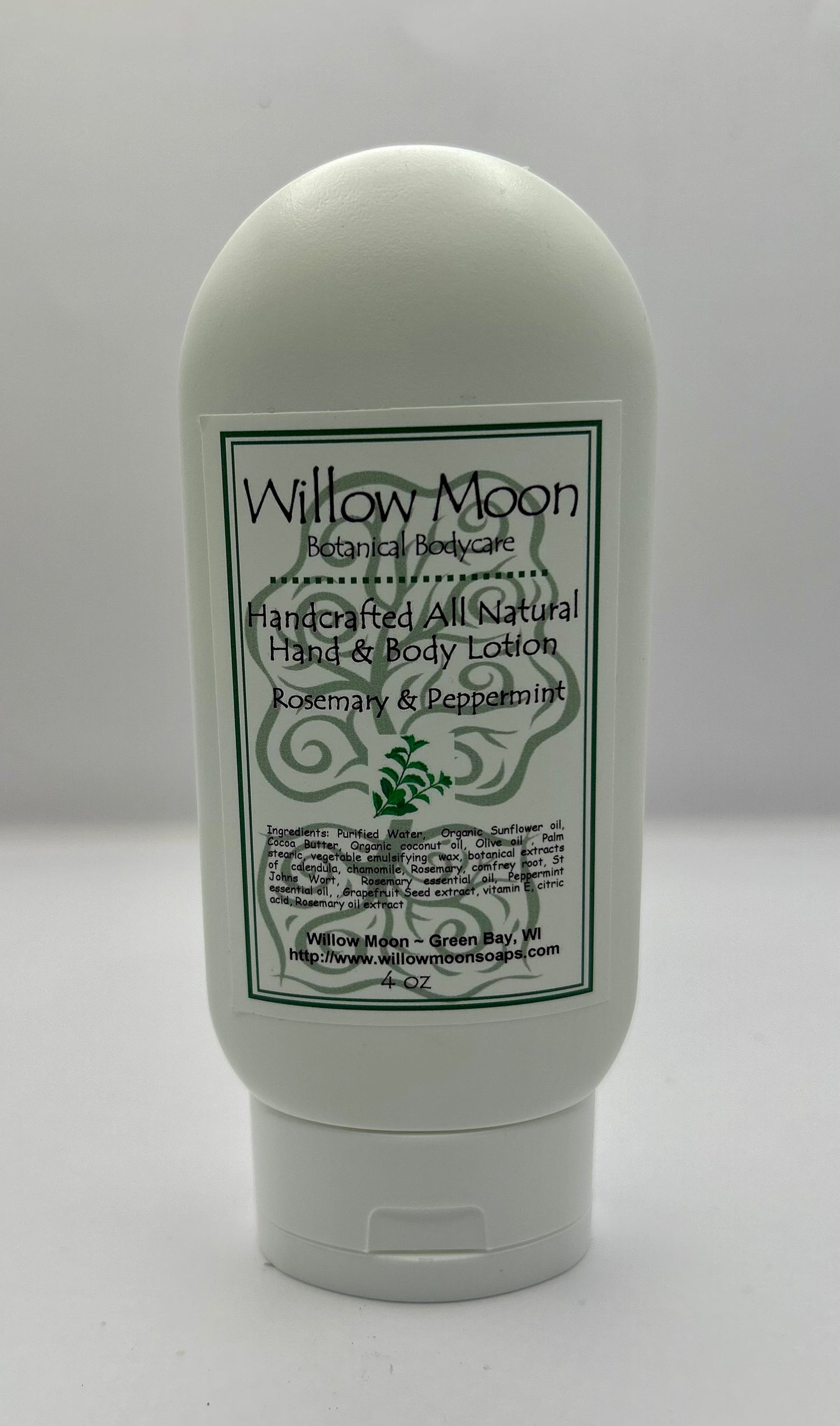 All Natural Cocoa Butter Hand and Body Lotion Rosemary and Peppermint, refreshing, moisturizing