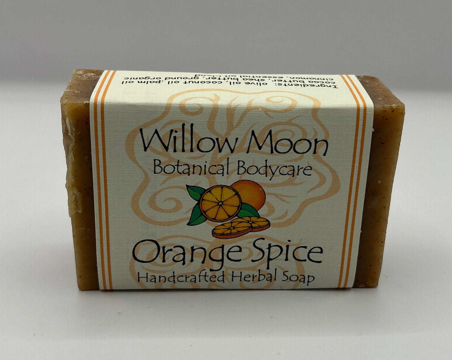 Handcrafted Olive Oil & Cocoa butter bar soap Orange Spice