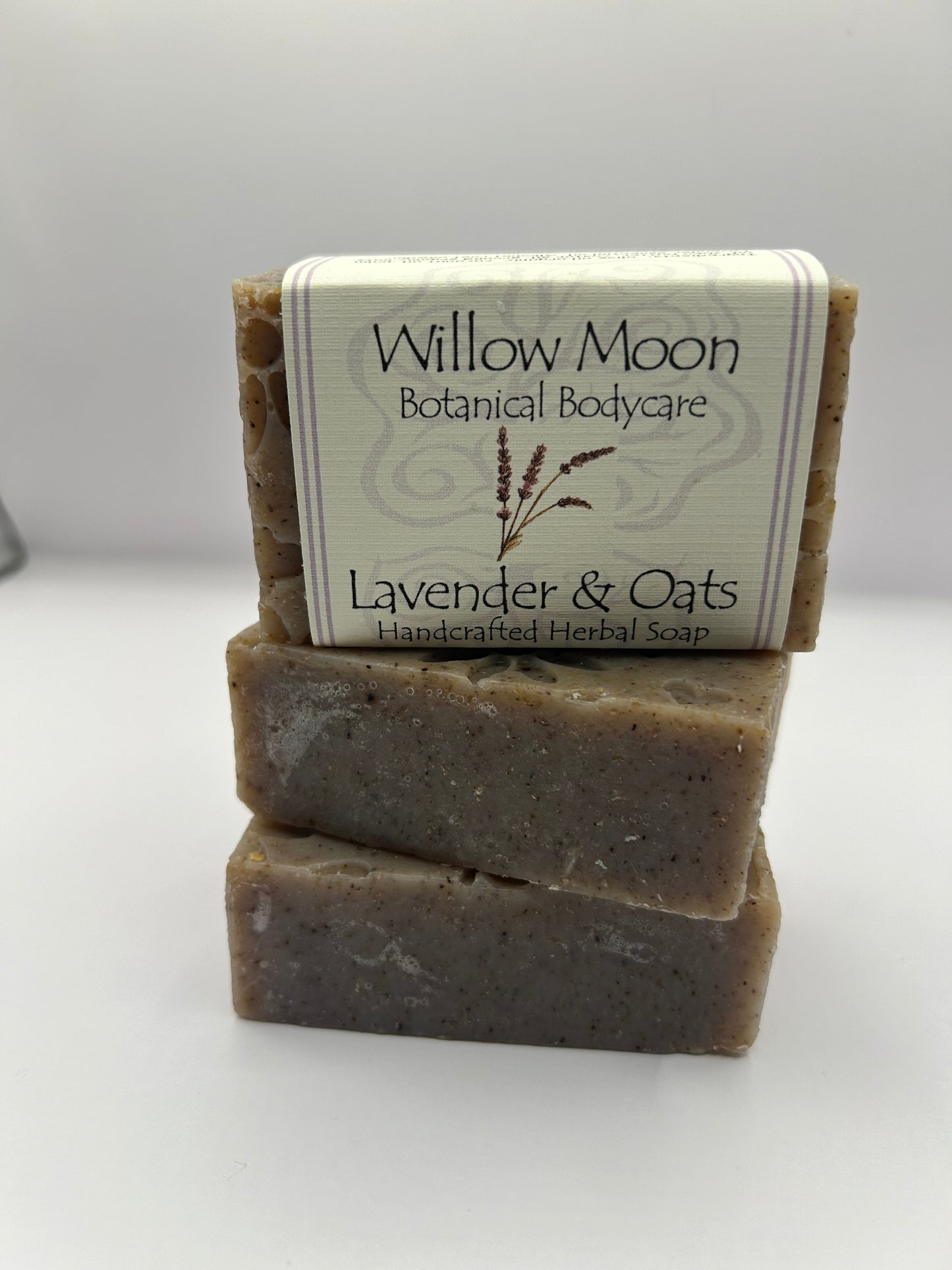 Lavender and Oats Handcrafted Olive oil soap, Natural shea butter soap