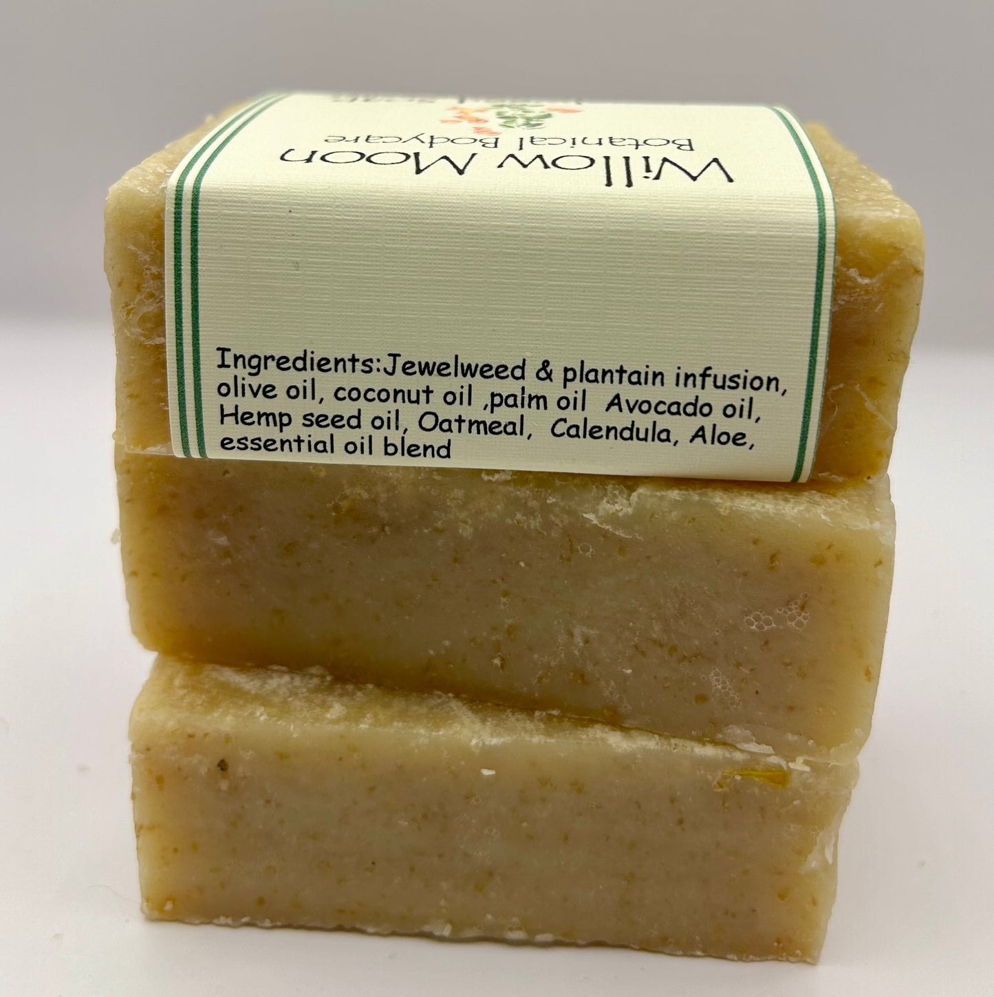 Jewelweed Soap Bar with Calendula & Plantain | Handmade Botanical Soap for Outdoor Skin Care