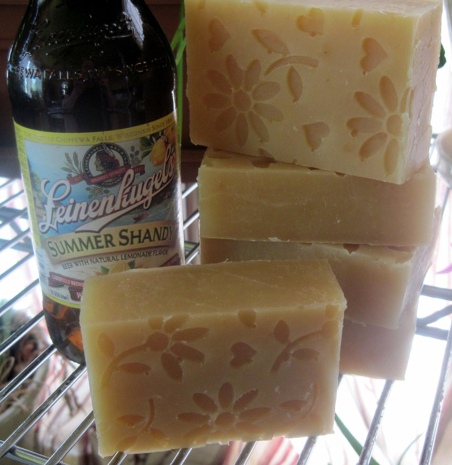 Summer Shandy Shampoo & Body Bar, moisturizing, conditioning beer shampoo bar
