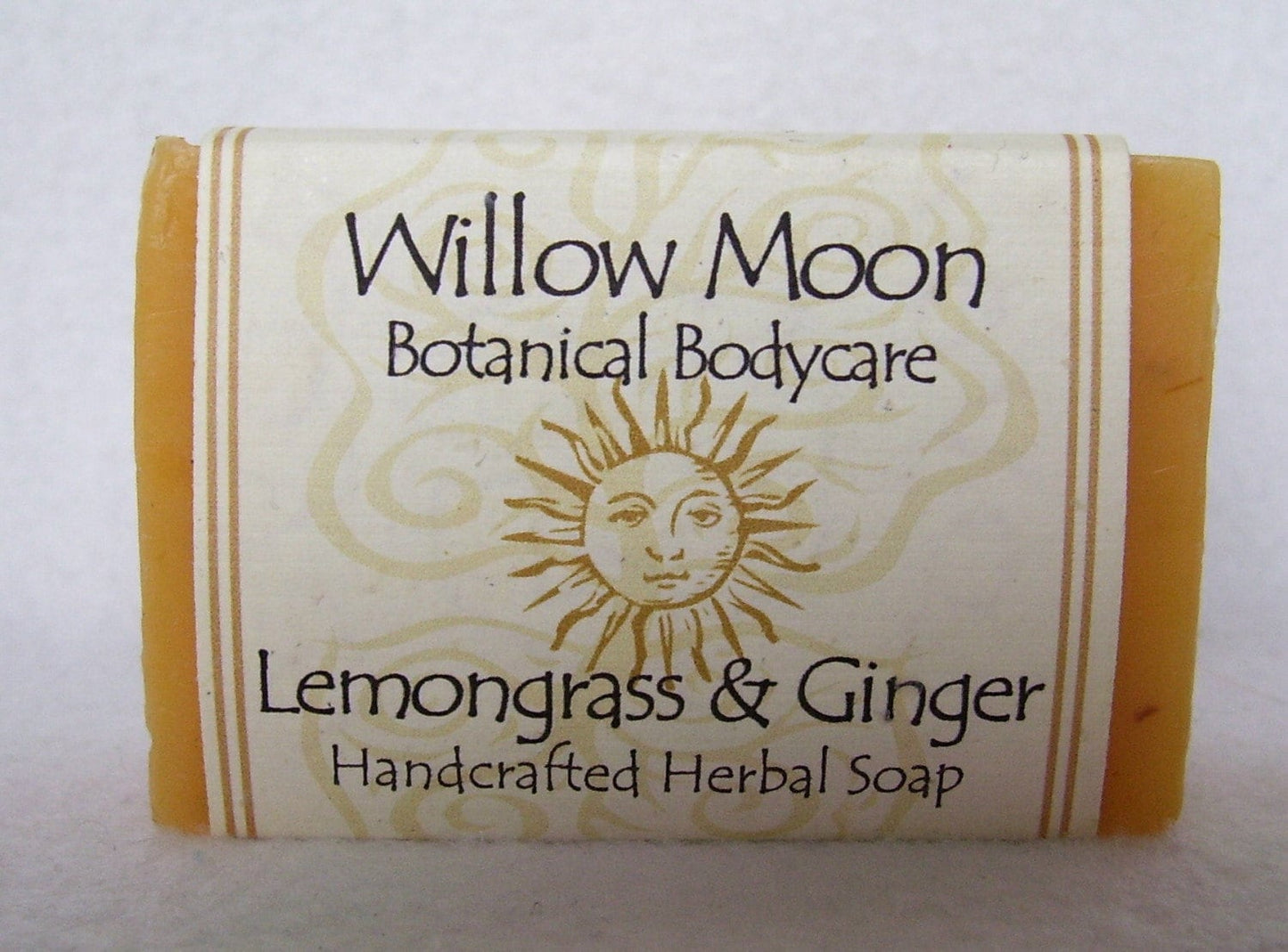 Handcrafted Avocado oil soap  Lemongrass and Ginger, natural, moisturizing, refreshing / Willow Moon