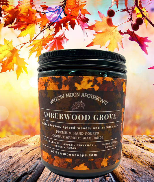 Amberwood Grove, Fallen Leaves & Spiced Woods Candle