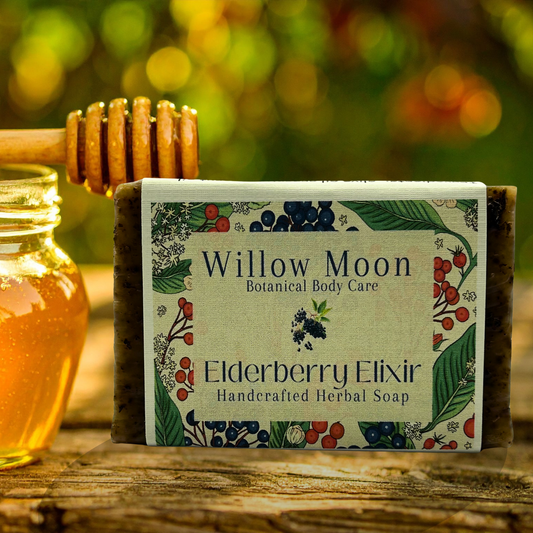 Elderberry Elixir | Exfoliating Elderberry & Honey Soap Bar