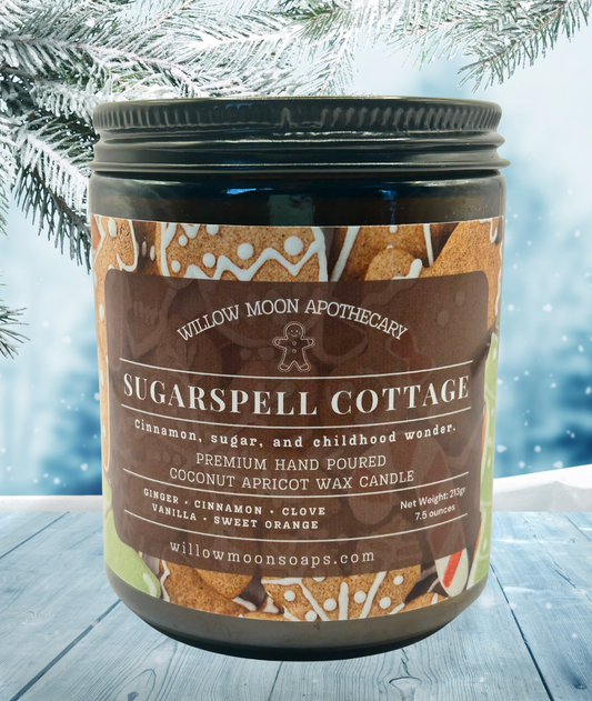 Sugarspell Cottage Candle, Gingerbread, Spice & Magic