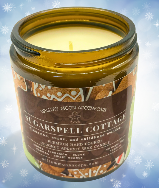 Sugarspell Cottage Candle, Gingerbread, Spice & Magic