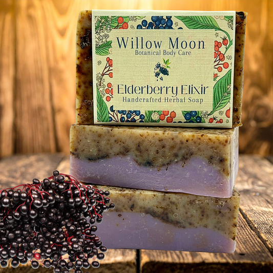 Elderberry Elixir | Exfoliating Elderberry & Honey Soap Bar