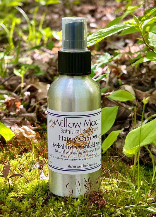 Happy Camper Herbal Outdoor Spray – Natural Bug Spray, Yarrow & Essential Oils