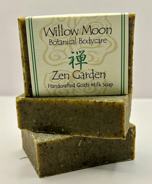Zen Garden Goat’s Milk Soap, Spearmint, Tallow Herbal Bar