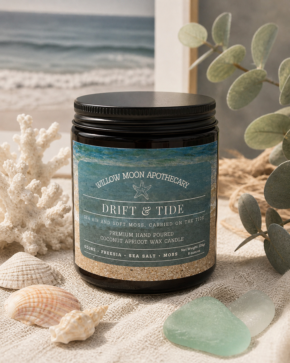 Drift & Tide Candle – Sea Salt & Coastal Air