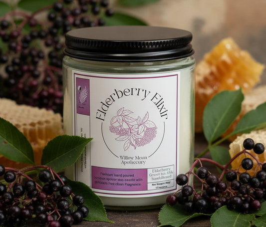 elderberry elixir candle 