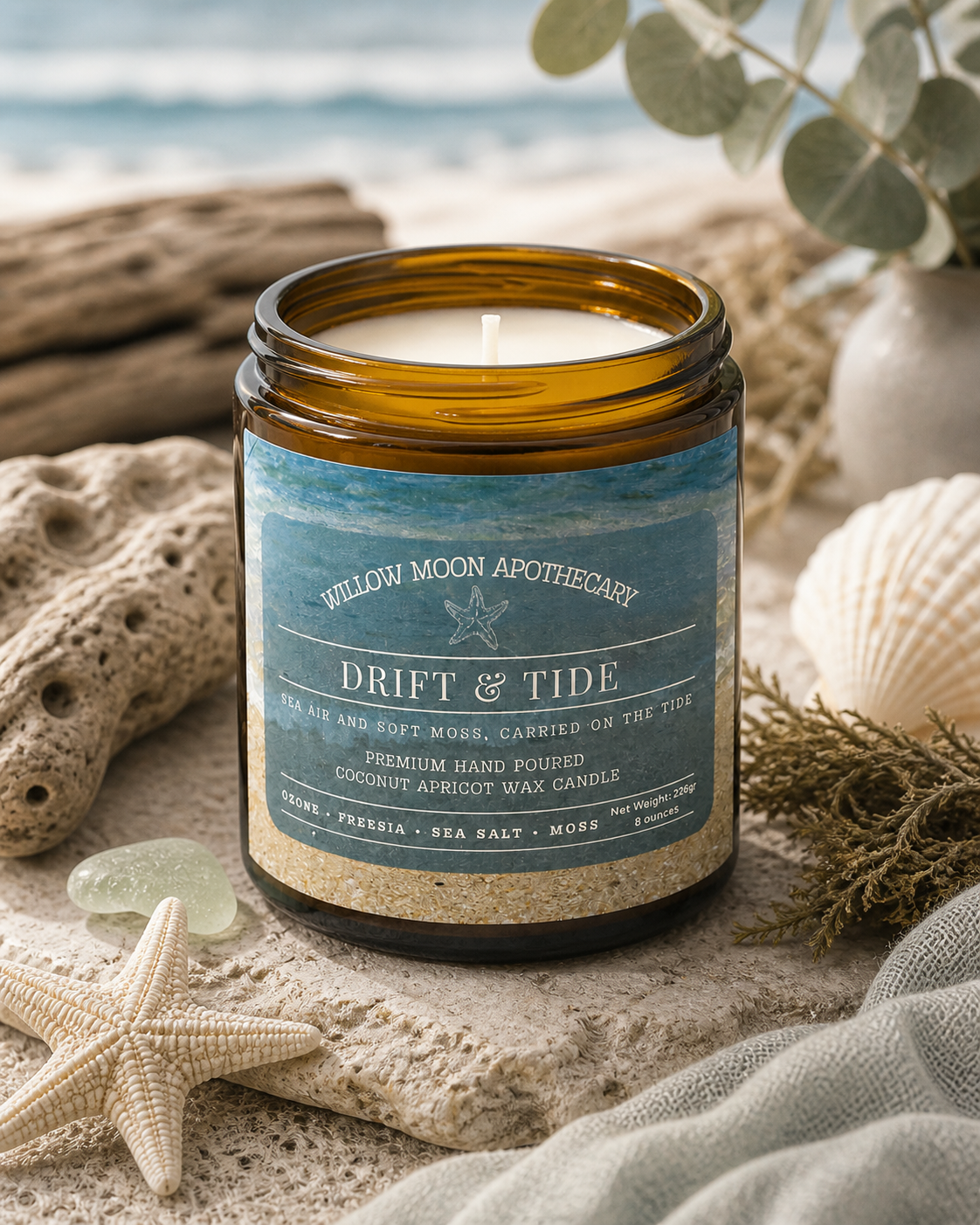 Drift & Tide Candle – Sea Salt & Coastal Air