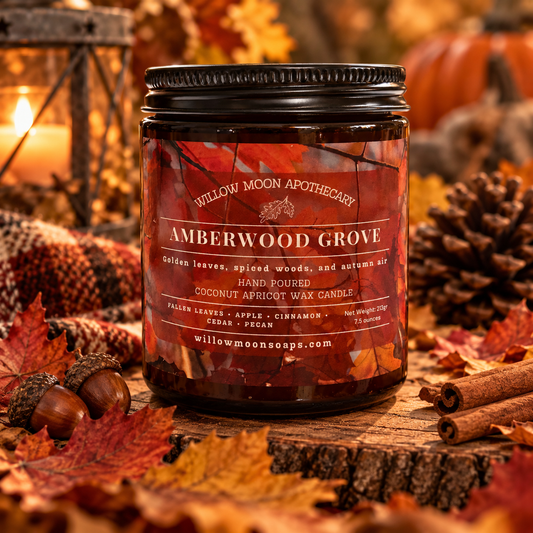 Amberwood Grove, Fallen Leaves & Spiced Woods Candle