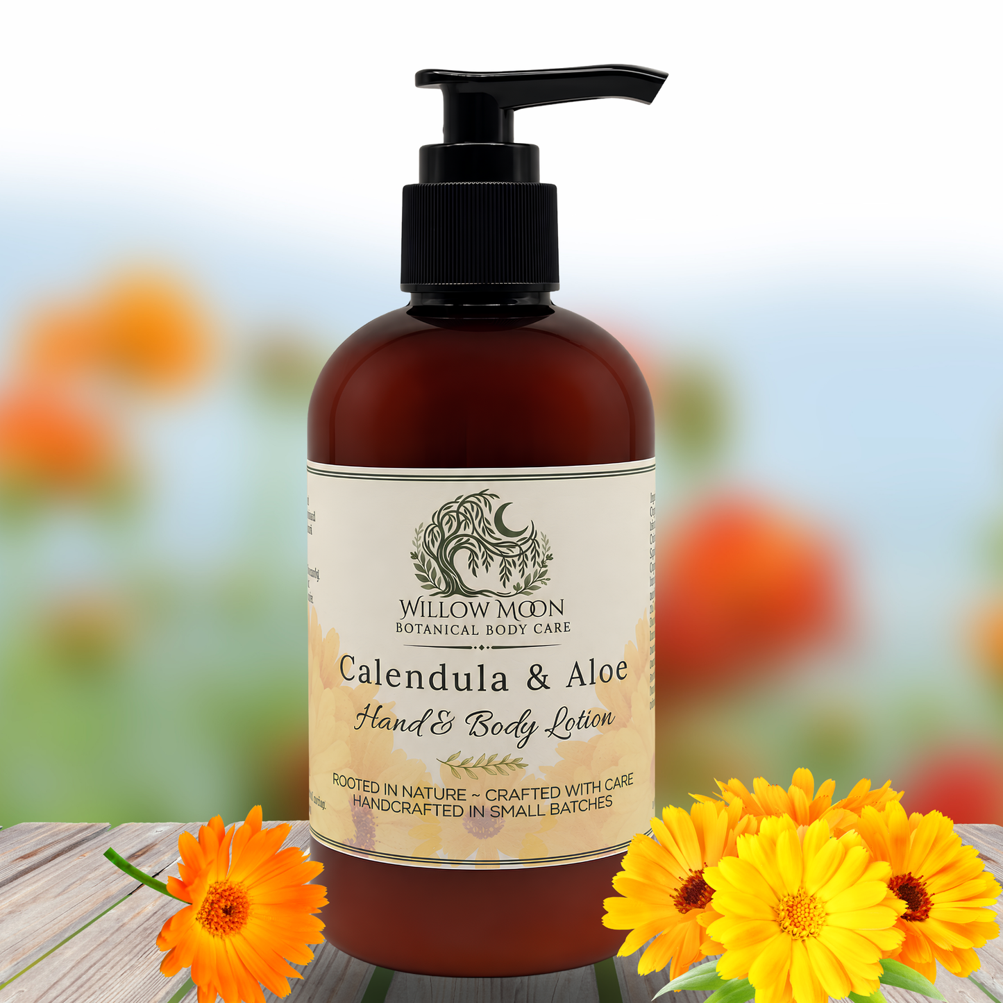Calendula & Aloe Soothing Lotion for Dry, Sensitive Skin | Natural Botanical Moisturizer