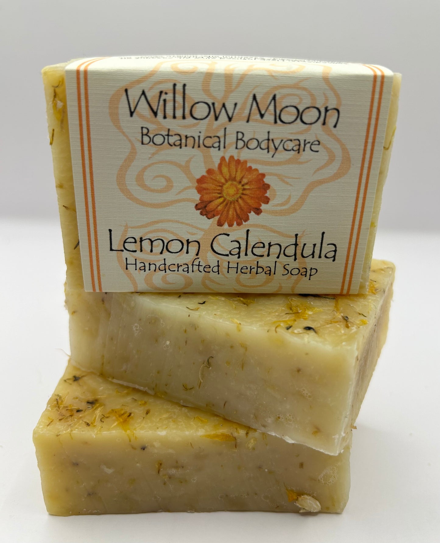 Lemon Calendula natural herbal bar soap