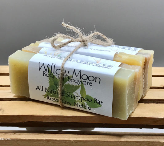 Natural moisturizing herbal shampoo bars, sampler pack, try them all!