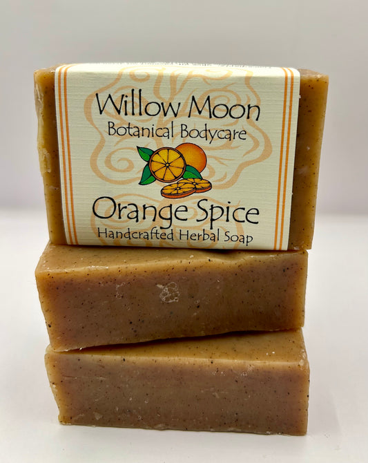 Handcrafted Olive Oil & Cocoa butter bar soap Orange Spice