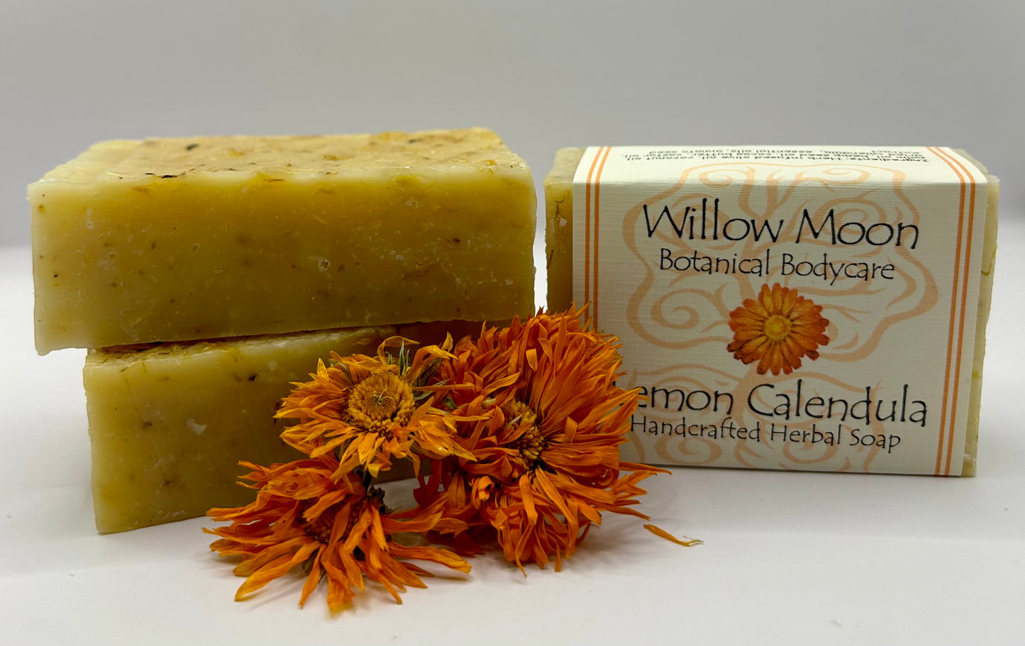 Lemon Calendula natural herbal bar soap