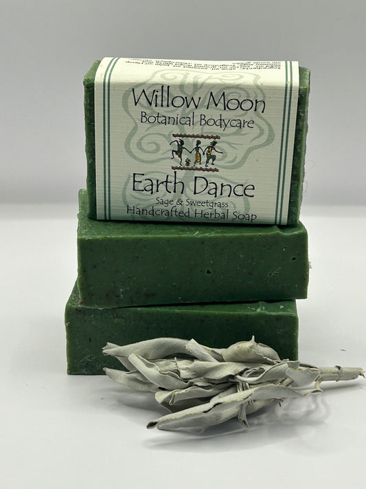 Handcrafted Olive oil soap Earth Dance (Sage and Sweetgrass)
