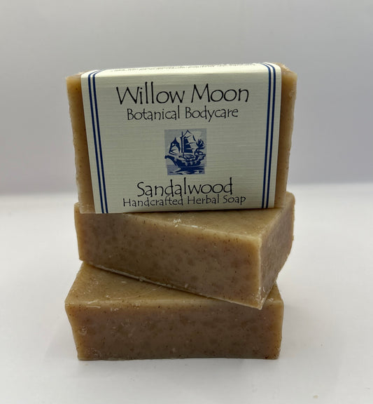 Woodsy Sandalwood Herbal Soap, Nourishing Oils & Shea Butter
