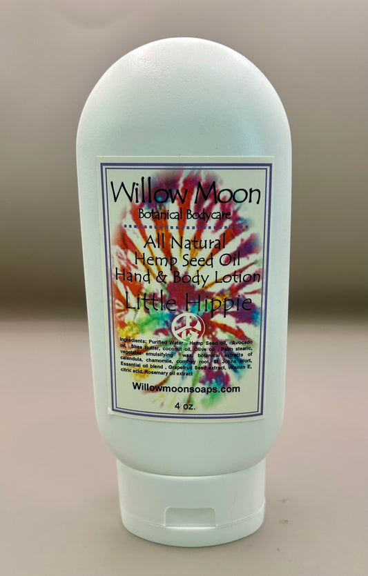 Little Hippie Hand and Body Lotion, Plant-Based. Heart-Fueled. Hippie-Certified