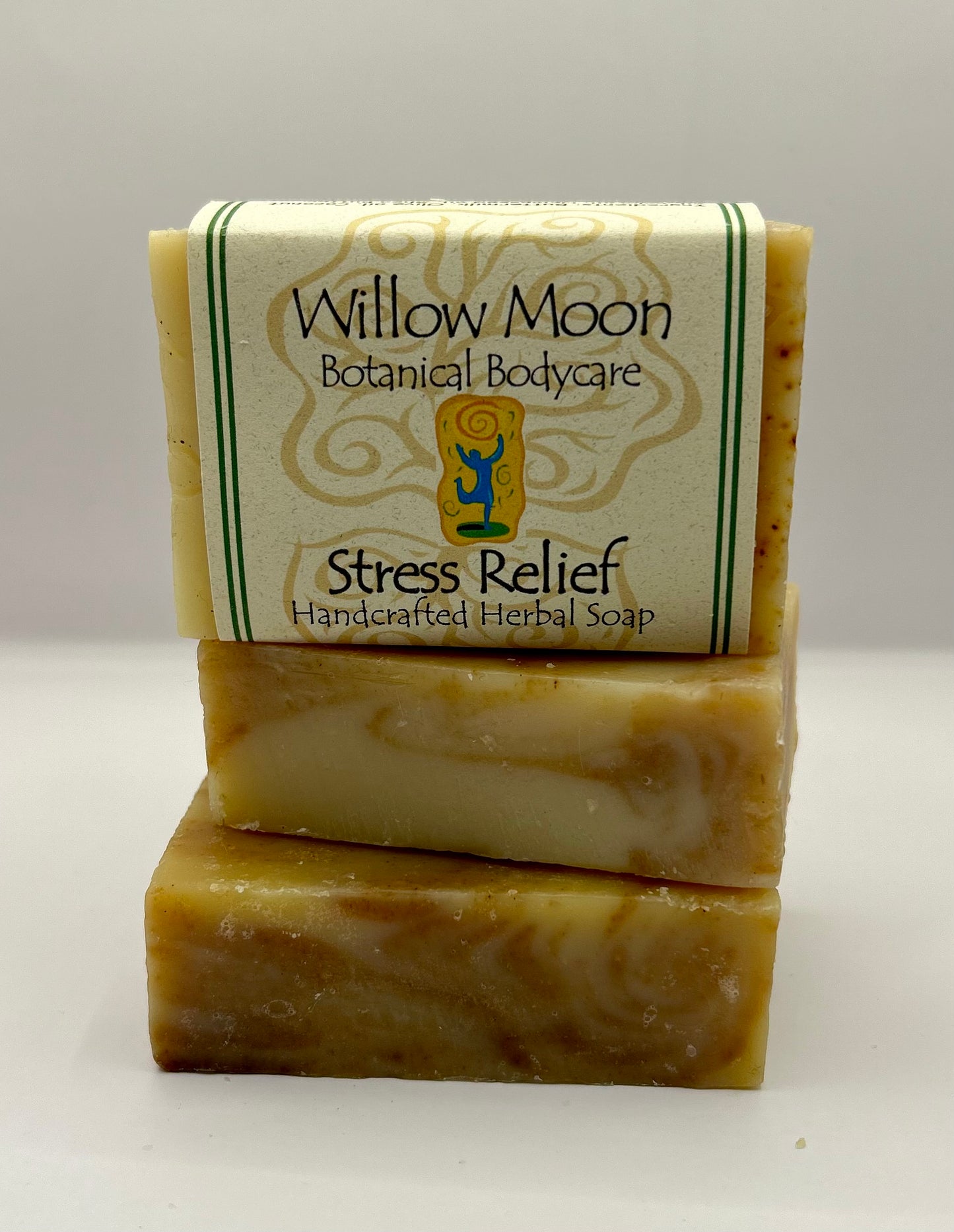 Handcrafted Olive Oil Soap Stress Relief , Shea butter, hemp seed oil, moisturizing, natural