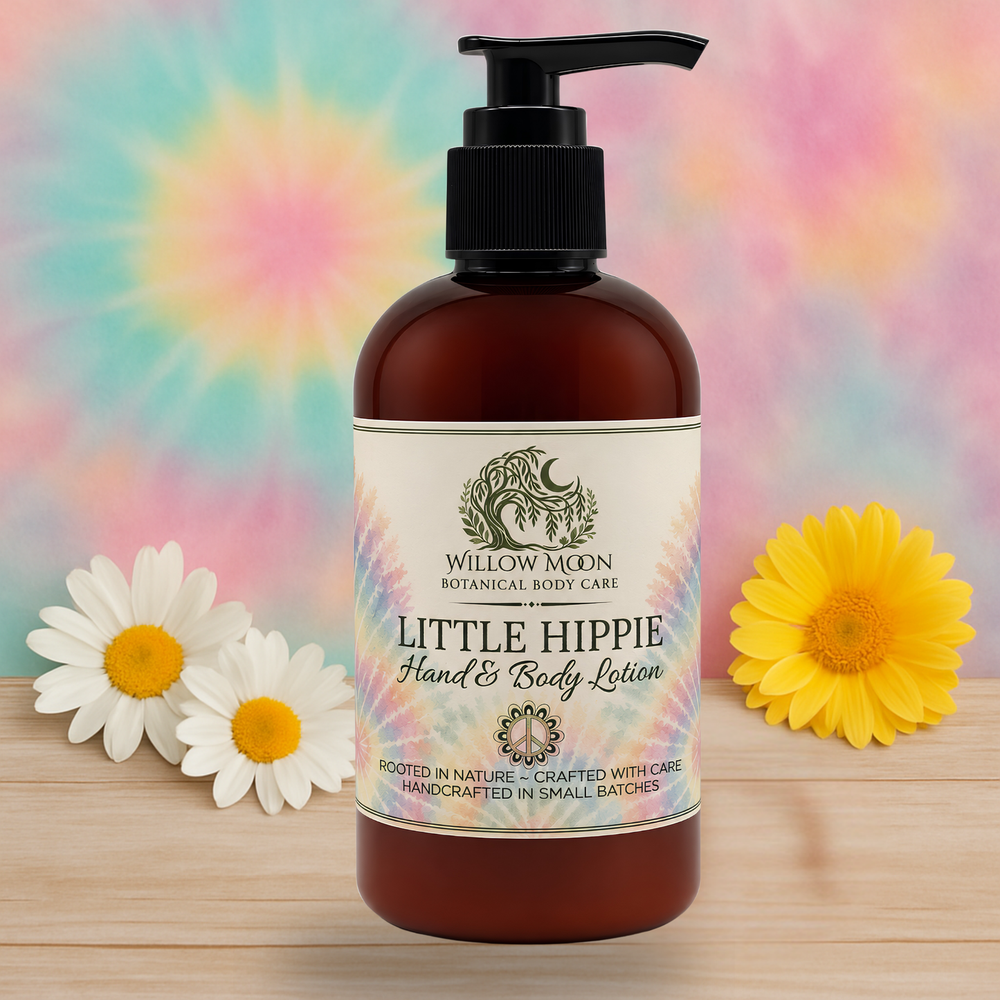 Little Hippie Hand and Body Lotion,  Plant-Based. Heart-Fueled. Hippie-Certified