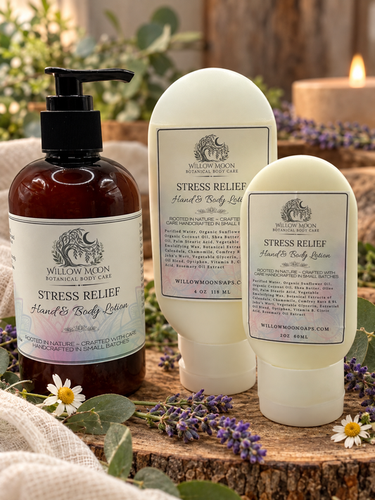 All Natural Shea Butter Hand and Body Lotion Stress Relief, moisturizing, dry skin