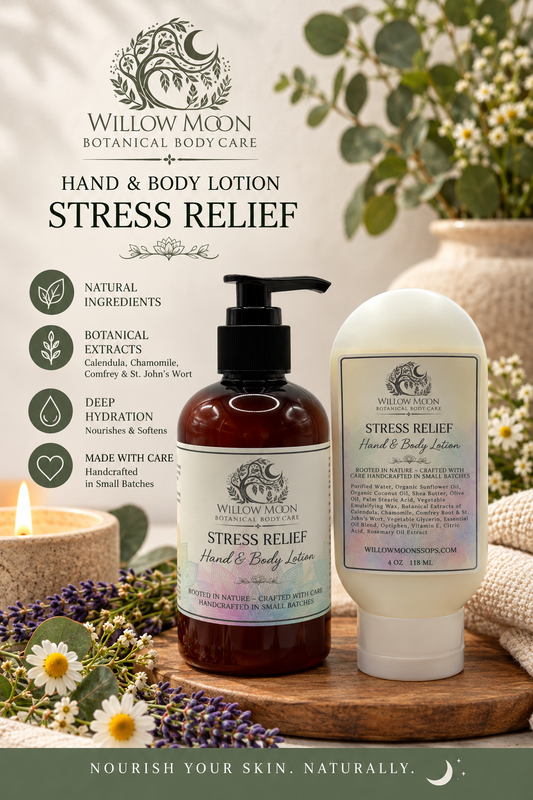 All Natural Shea Butter Hand and Body Lotion Stress Relief, moisturizing, dry skin