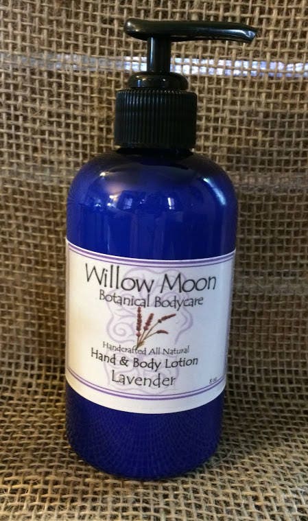 All Natural Lavender Hand and Body Lotion, soothing, relaxing, moisturizing lotion /Willow Moon