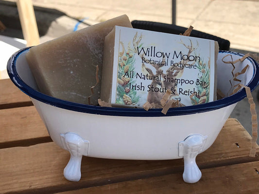 Irish Stout & Reishi Shampoo Bar, Botanical shampoo and body bar