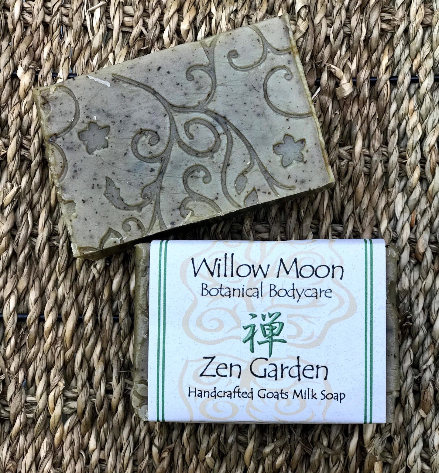 Zen Garden Handcrafted Goat’s Milk Soap, natural, moisturizing, dry skin care /Willow Moon
