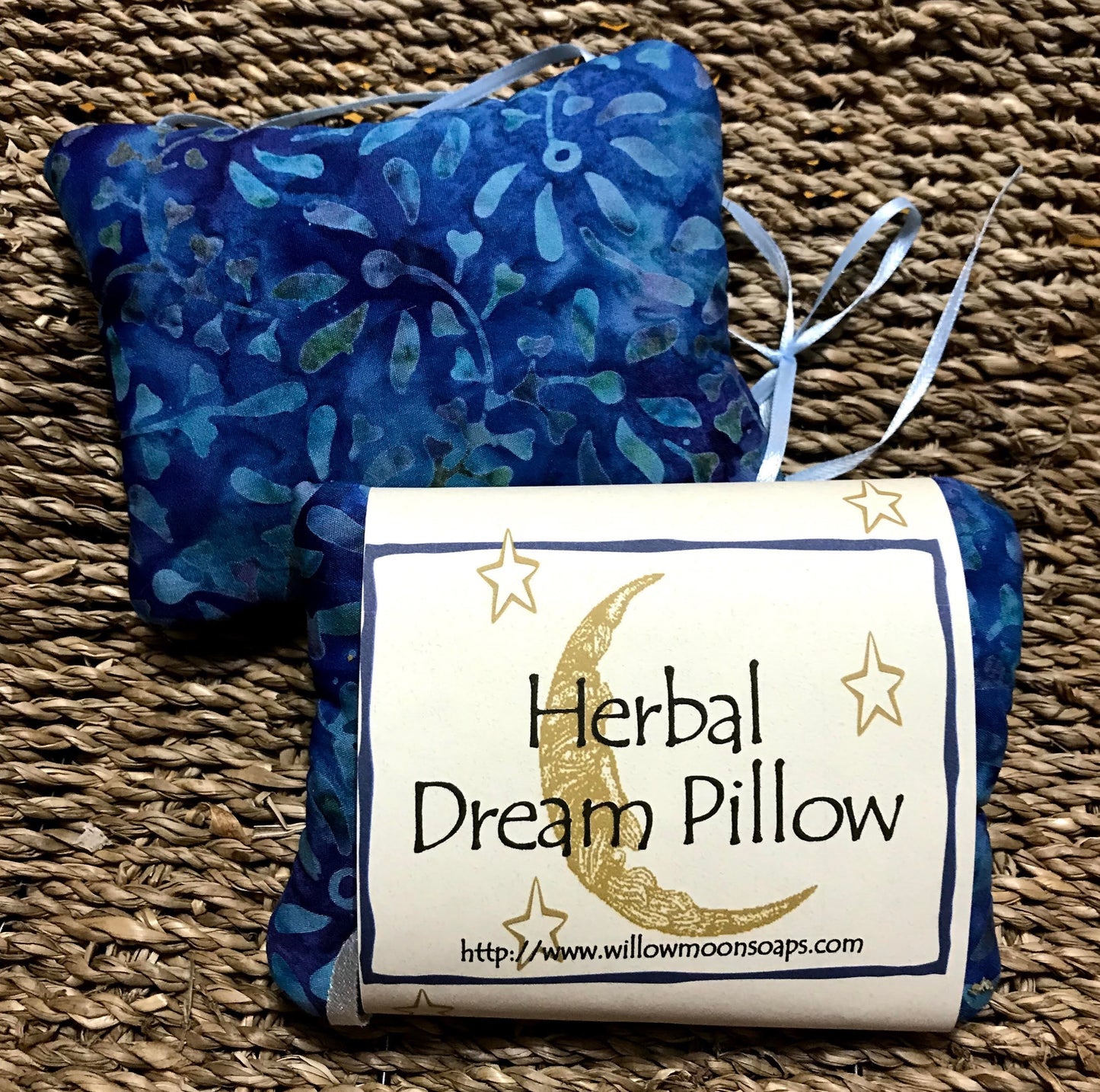Herbal Dream Pillow ~ restful sleep, Lavender, mugwort, hops