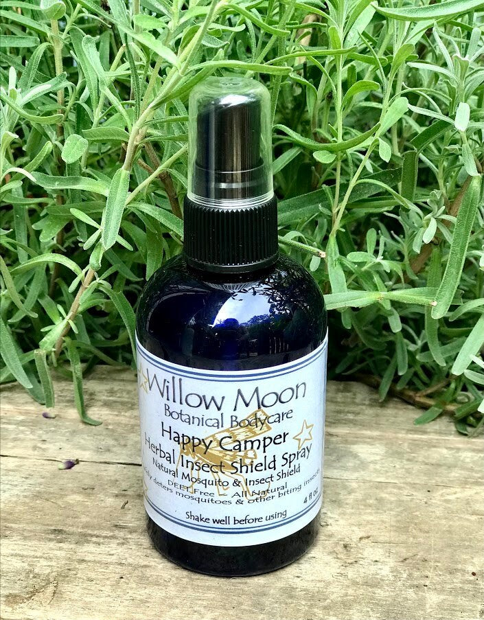 Happy Camper Herbal Insect Deterrent Spray  All Natural, Deet  free, Tick Repellent,  Non Toxic Bug Spray,  Mosquito Spray, Bug Spray