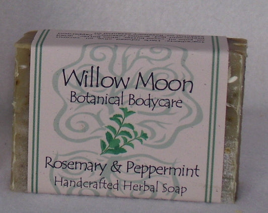 Handcrafted Olive Oil  bar soap  Rosemary and Peppermint