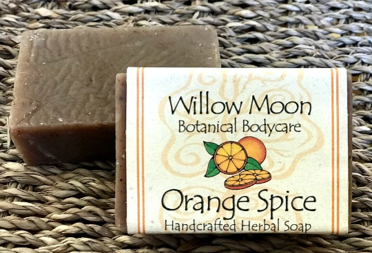 Handcrafted Olive Oil & Cocoa butter bar soap Orange Spice